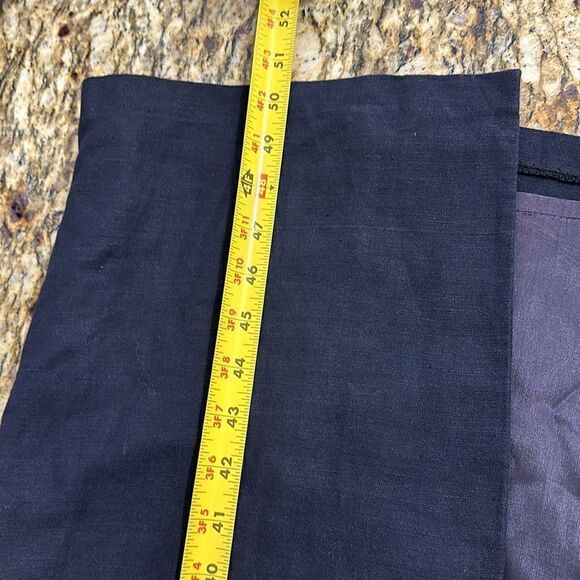 For Pete’s Sake Linen Blend Black Button Front Sleeveless Dress Size 14 - Picture 9 of 9